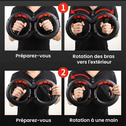 Poigne Power -  Entraîneur multifonction de force pour main et avant-bras