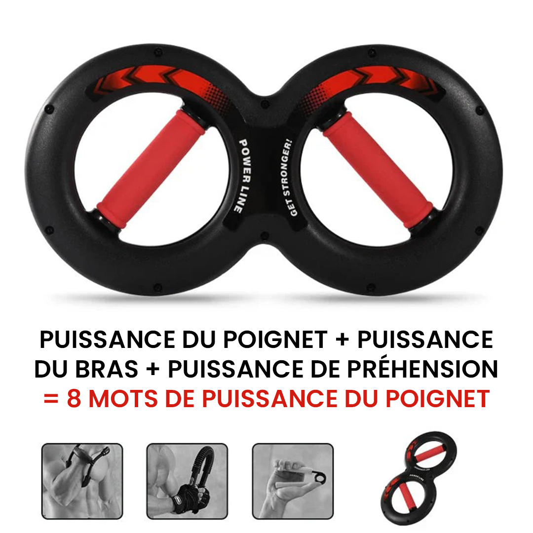 Poigne Power -  Entraîneur multifonction de force pour main et avant-bras